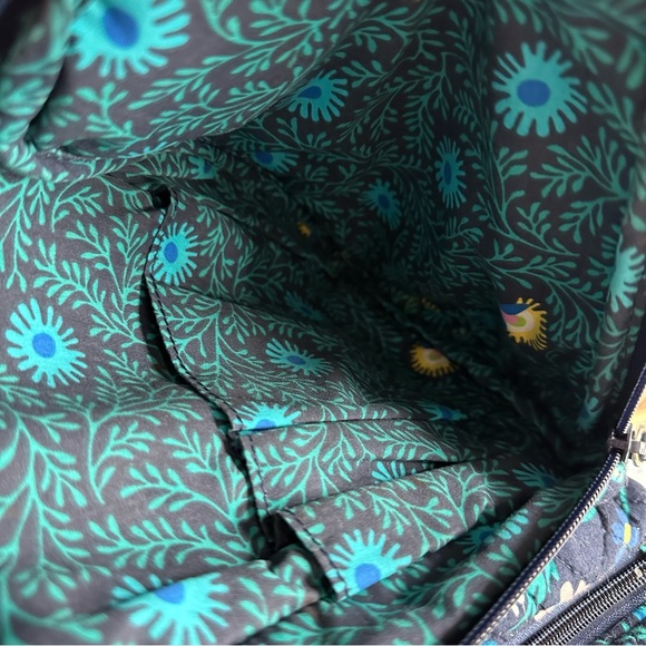 PREOWNED VERA BRADLEY ONE STRAP SHOULDER BAG BELT BAG FLORAL PATTERN PURSE - Picture 5 of 7